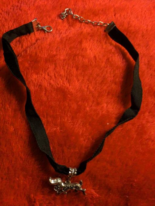 Buy & Sell Shropshire Telford and Wrekin - Photos for NEW CHOKER NECKLACE WITH A DACHSHUND PENDANT