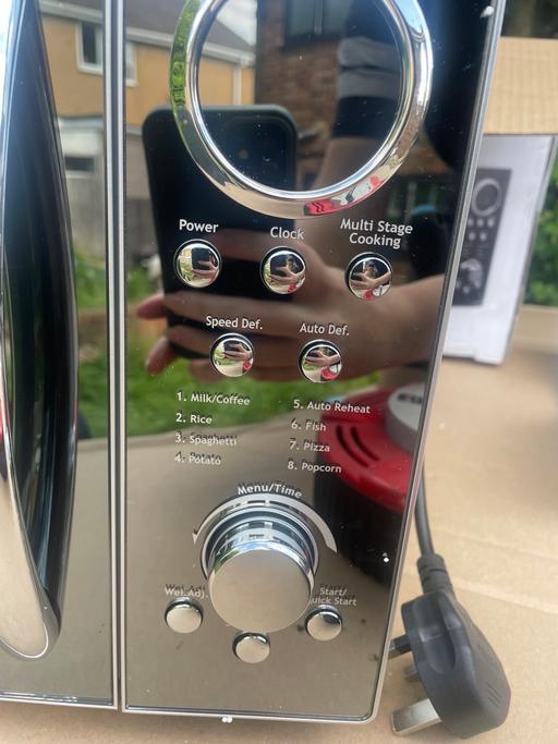 Buy & Sell West Midlands Dudley - Photos for Morphy Richards microwave new boxed silver 