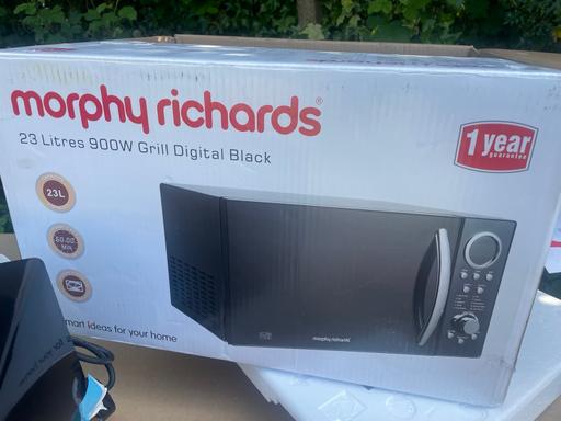 Buy & Sell West Midlands Dudley - Photos for Morphy Richards black microwave grill new