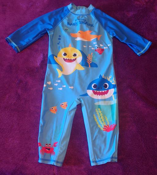 Buy & Sell West Midlands Birmingham - Photos for 18-24 months sun/swim baby shark suit