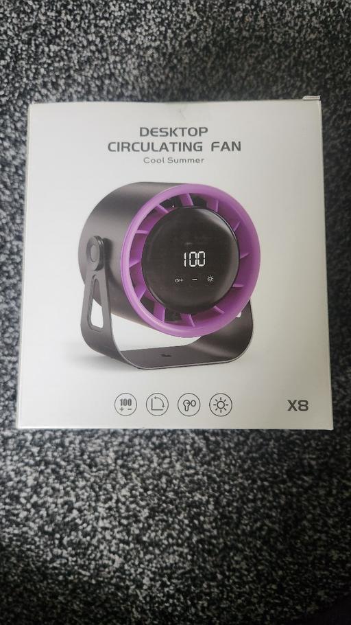 Buy & Sell West Midlands Birmingham - Photos for desk fan with night light and digital display