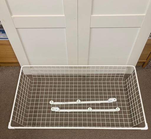 Buy & Sell West Midlands Birmingham - Photos for 2 PAX BERGSBO WARDROBE DOOR AND WIRE BASKET