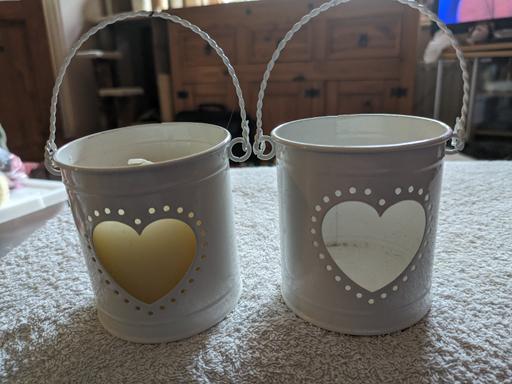 Buy & Sell Shropshire Telford and Wrekin - Photos for 2 x NEW TEALIGHT MINI BUCKET HOLDERS