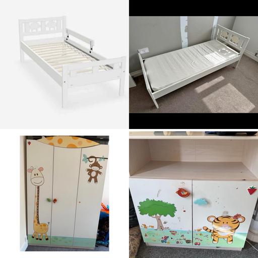 Buy & Sell North London Ponders End - North London - Photos for Two IKEA Kritter bed with wardrob