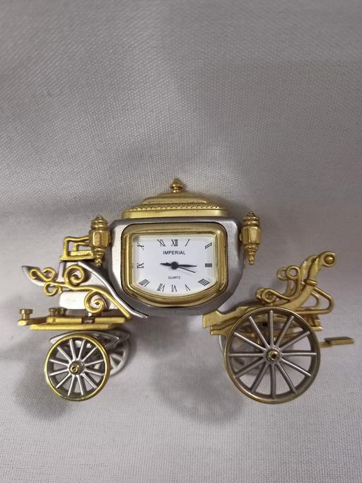 Buy & Sell West Midlands Birmingham - Photos for VINTAGE IMPERIAL NOVELTY ROYAL COACH CLOCK.