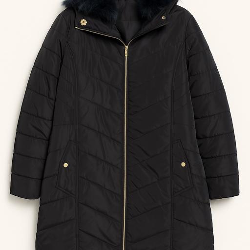 Buy & Sell Lancashire Blackpool - Photos for Ladies Black Puffer Coat – Size 24