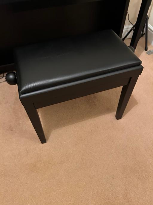 Buy & Sell Hertfordshire St. Albans - Photos for Adjustable Piano Stool - Black Satin SBH-100p