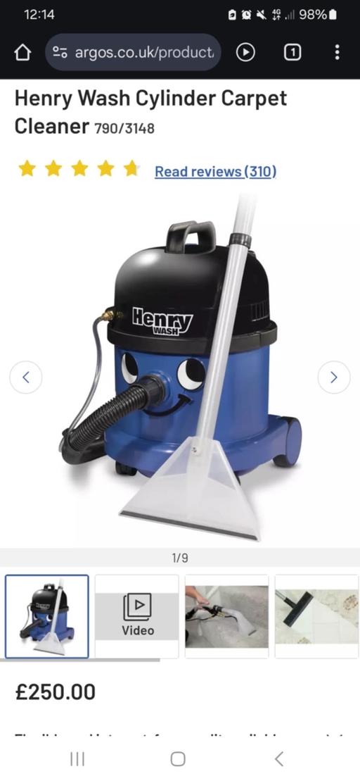 Buy & Sell Lincolnshire Lincoln - Photos for Henry wash hoover