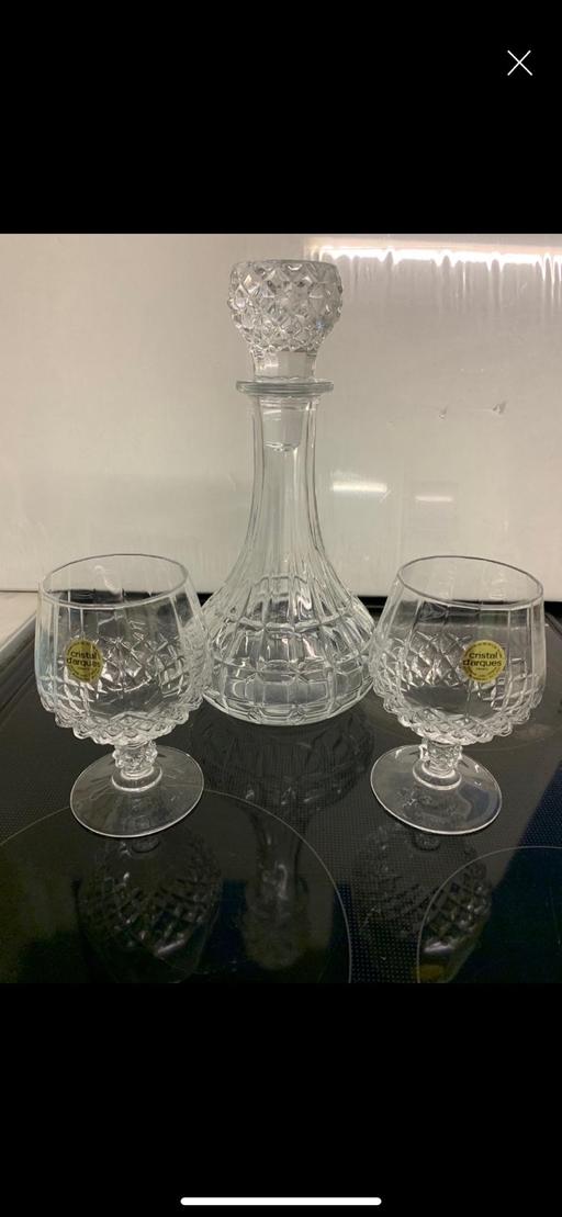 Buy & Sell West Midlands Walsall - Photos for Crystal decanter & two brandy glass’s