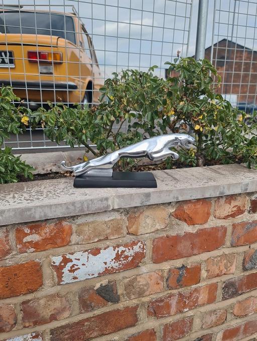 Buy & Sell Leicestershire Leicester - Photos for Cast Aluminium Jaguar Mascot On Plinth 3 x 12