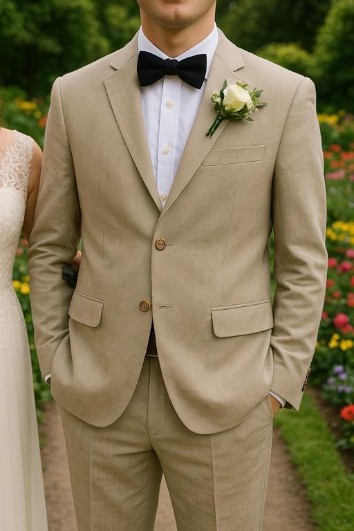 Buy & Sell Lancashire Blackpool - Photos for Men’s 2 piece suit beige/cream