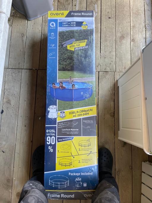 Buy & Sell Kent Maidstone - Photos for Brand new 12ft round steel frame pool