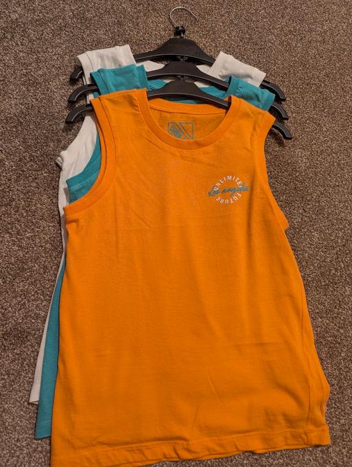 Buy & Sell West Midlands Birmingham - Photos for age 10 years boys tank tops x3