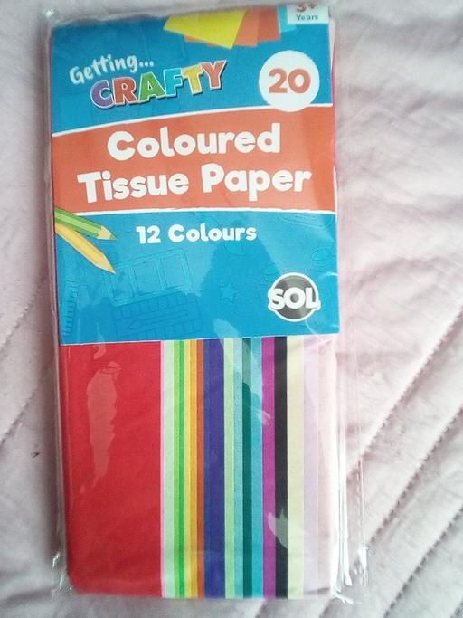 Classes Lincolnshire East Lindsey - Photos for new pack of Coloured tissue paper
