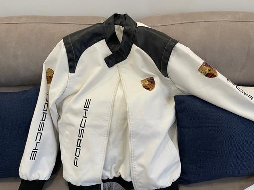 Buy & Sell Newcastle Newcastle-under-Lyme - Photos for F1 Porsche Jacket Pu Leather & Silk inside