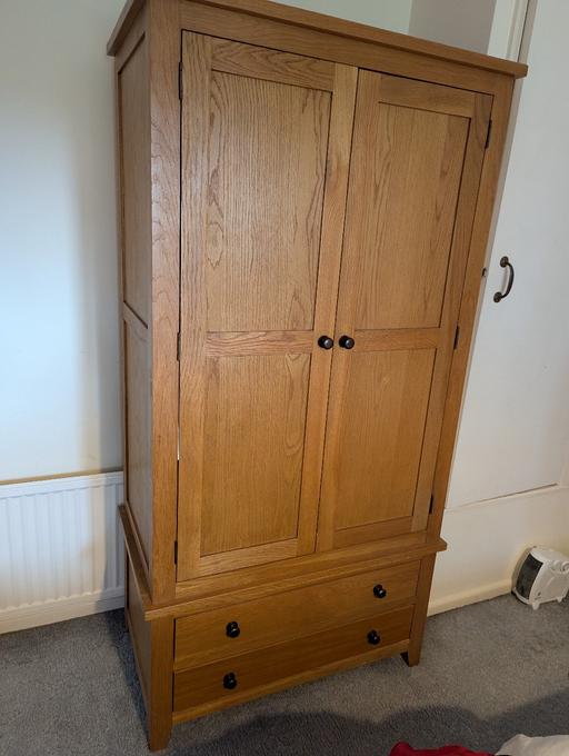 Buy & Sell Warwickshire Warwick - Photos for Solid wood wardrobe X2 and a tall drawer set