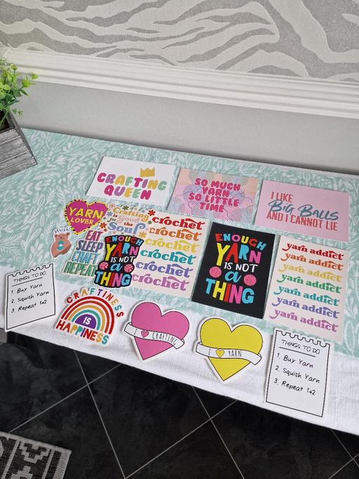 courses West Midlands Sandwell - Photos for Crochet Card and Sticker set