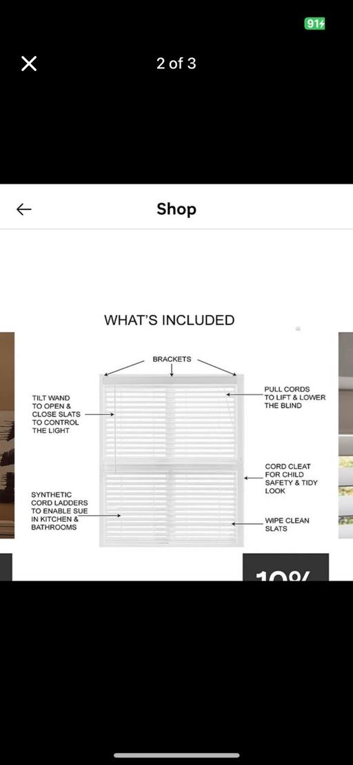 Buy & Sell North London Hoxton - North London - Photos for White faux wood Venetian blinds