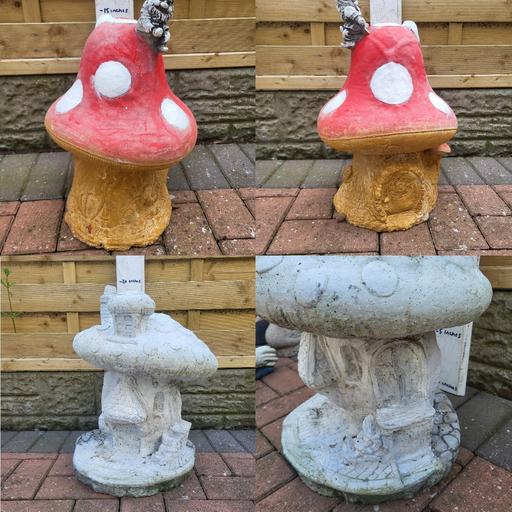 Buy & Sell Staffordshire Cannock Chase - Photos for Bundle of 2 fairyhouse concrete toadstools
