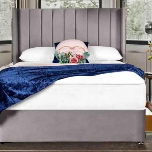 Buy & Sell West Midlands Sandwell - Photos for GIO Wingline Divan Bed and Mattress