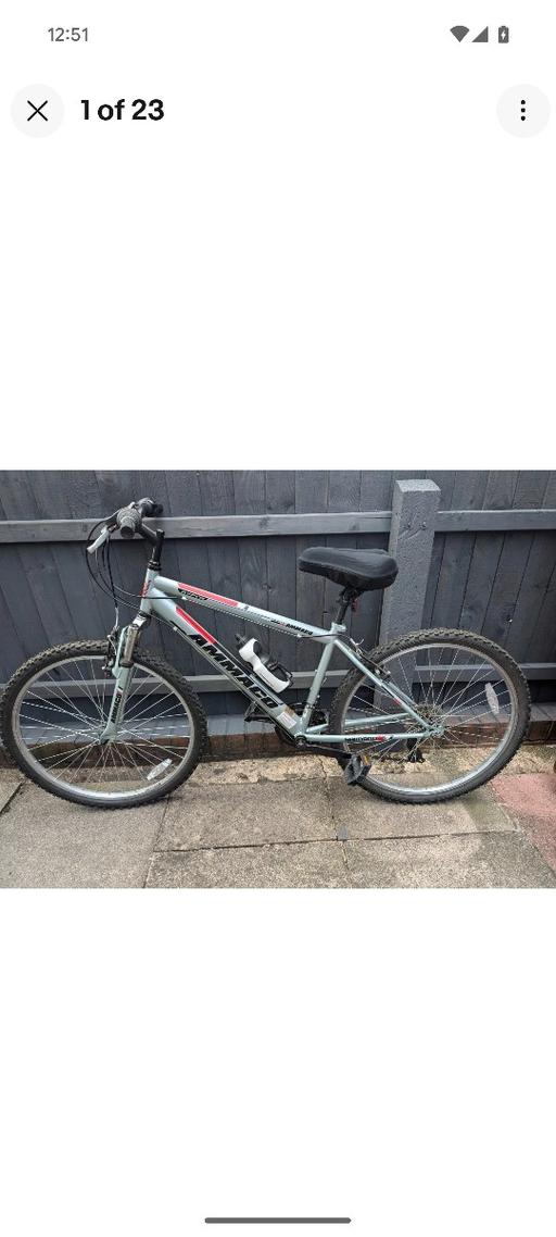 Buy & Sell West Midlands Dudley - Photos for AMMOCO ASPEN MENS SILVER BIKE.