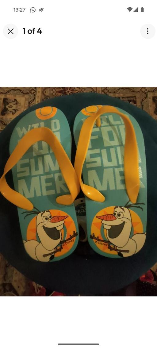 Buy & Sell West Midlands Dudley - Photos for FROZEN FLIP FLOPS. KIDS. JOB LOT. 45 PAIRS