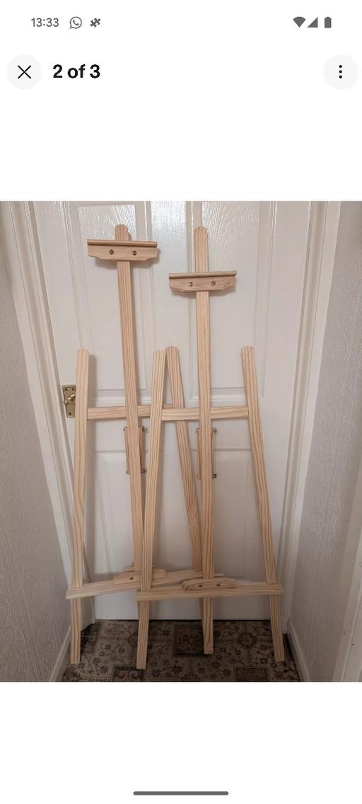 Buy & Sell West Midlands Dudley - Photos for 2 X 5FT WOODEN EASELS.