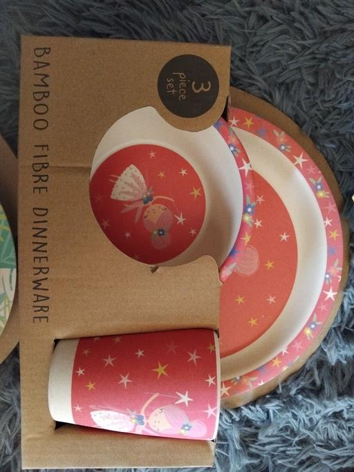 Buy & Sell West Midlands Wolverhampton - Photos for bamboo fibre dinner ware fairy 3 pc