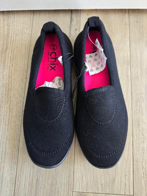 Buy & Sell West Midlands Sandwell - Photos for CHIX ladies BLACK pumps shoes 👞 uk3 bnwt