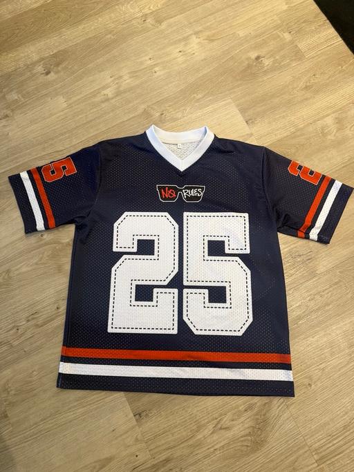 Buy & Sell Central London Barbican - Central London - Photos for BLUE NAVY AMERICAN FOOTBALL JERSEY TOP SIZE S