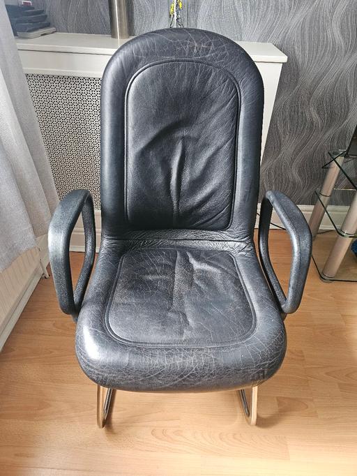 Buy & Sell Hampshire Havant - Photos for Heavy duty real leather office chair
