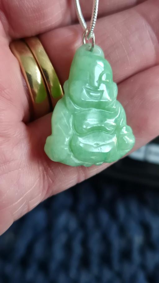 Buy & Sell Shropshire Telford and Wrekin - Photos for Beautiful Natural green Hetian jade buddha