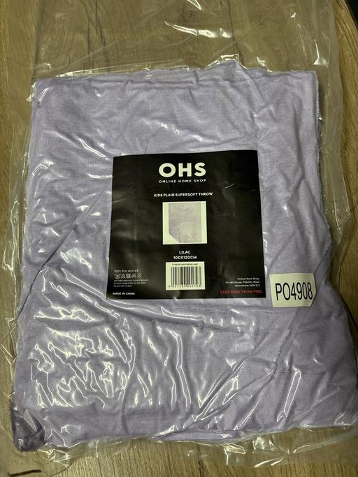 Buy & Sell Derbyshire Chesterfield - Photos for Ohs kids plain super soft throw