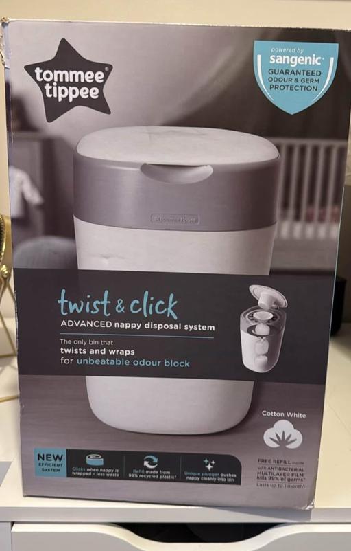 Buy & Sell Bedfordshire Luton - Photos for Tommee Tippee Twist & Click Nappy Bin