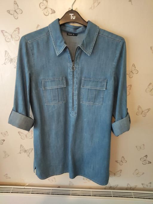 Buy & Sell West Midlands Wolverhampton - Photos for Sainsburys TU light denim shirt/dress