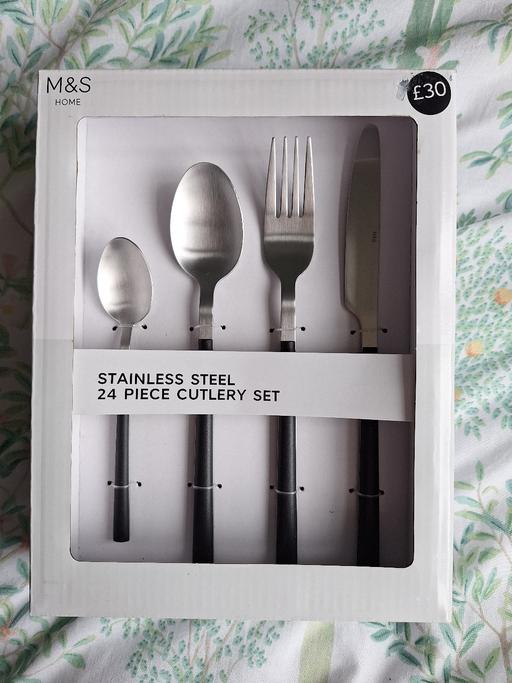 Buy & Sell West Midlands Wolverhampton - Photos for New M&S 24 piece Cutlery Set RRP £30
