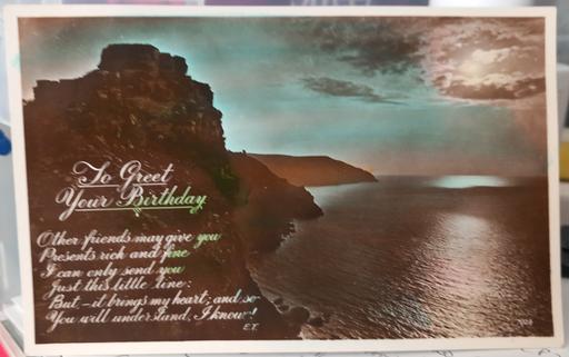 Buy & Sell Merseyside Saint Helens - Photos for Antique real hand colored coast postcard