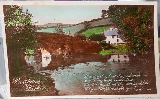 Buy & Sell Merseyside Saint Helens - Photos for Antique real hand colored river b postcard
