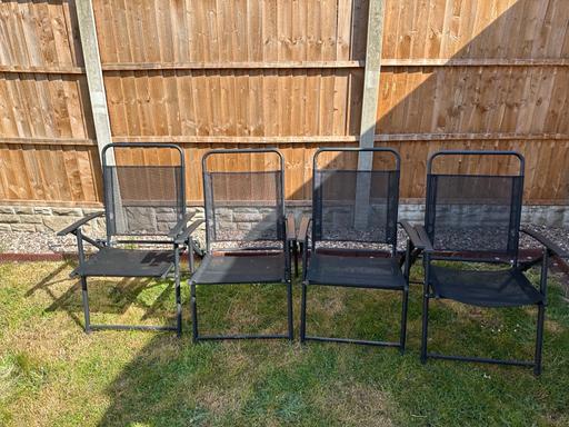 Buy & Sell West Midlands Solihull - Photos for 4 Outdoor Folding Chairs