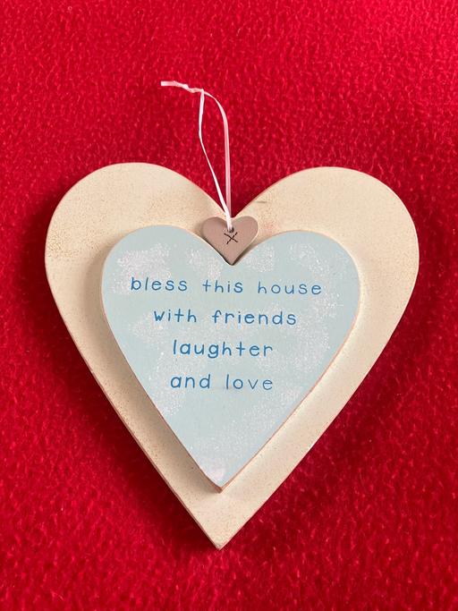 Buy & Sell West Midlands Sandwell - Photos for Hanging Wooden Heart Decoration