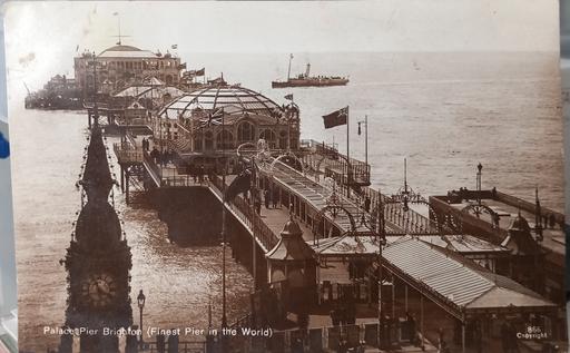 Buy & Sell Merseyside Saint Helens - Photos for 1930s 40s real photo Brighton pier postcard
