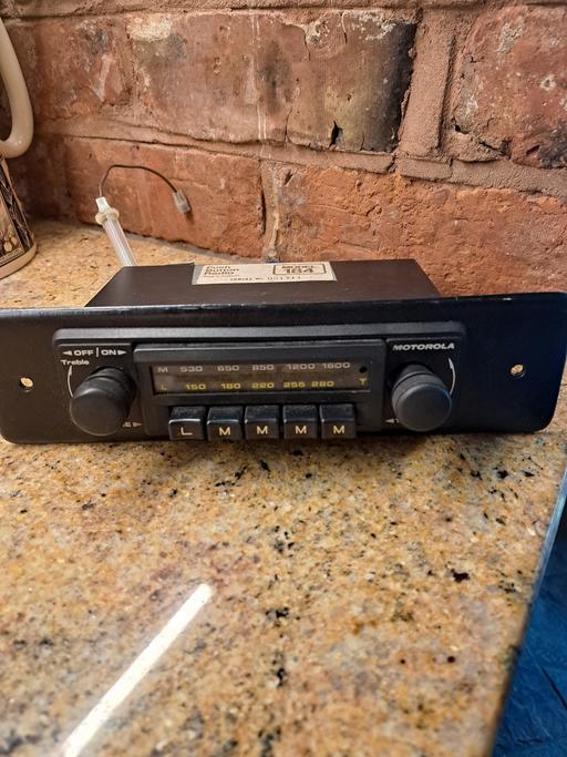 Vehicles West Midlands Dudley - Photos for Classic Motorola push button radio.