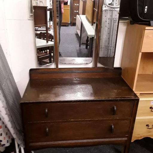 Buy & Sell Greater Manchester Tameside - Photos for Vintage oak dressing table