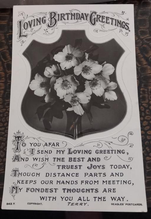 Buy & Sell Merseyside Saint Helens - Photos for Antique real photo loving birthday postcard