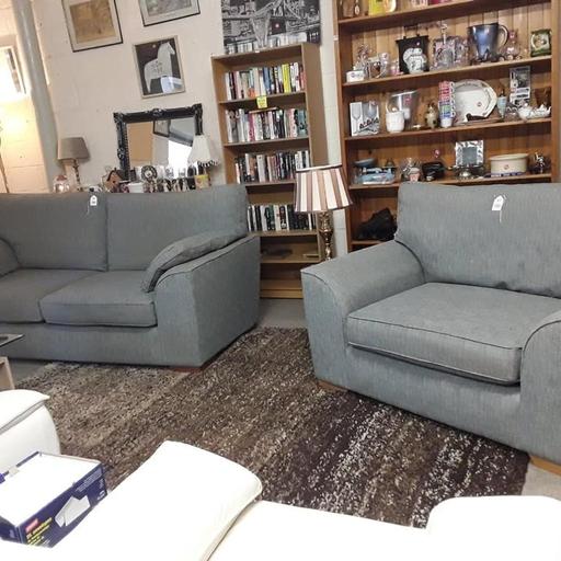 Buy & Sell Greater Manchester Tameside - Photos for NEXT grey fabric snuggle chair & large sofa
