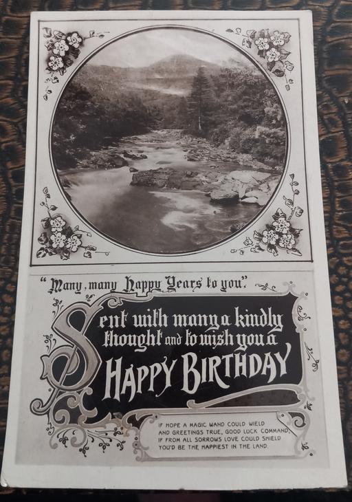 Buy & Sell Merseyside Saint Helens - Photos for Antique 1911 photo happy birthday postcard