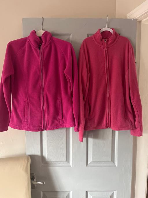 Buy & Sell South Yorkshire Doncaster - Photos for Pink zip up fleece work out tops size 12