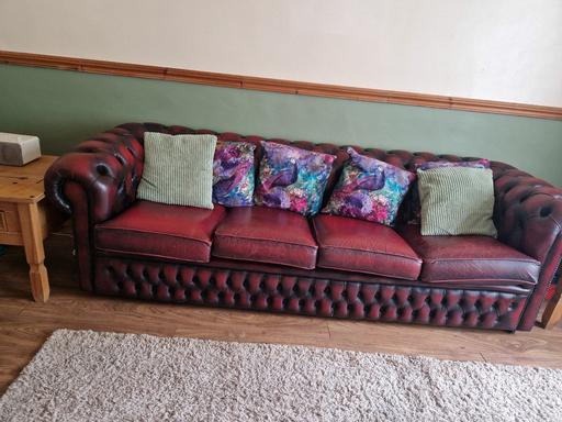 Buy & Sell East London Highams Park - East London - Photos for saxon 4 seater chesterfield sofa