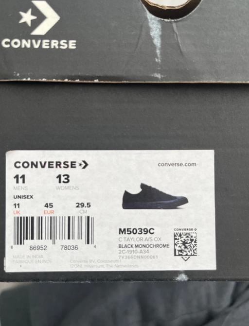 Buy & Sell Balham South West London - Photos for Brand New Black Converse
