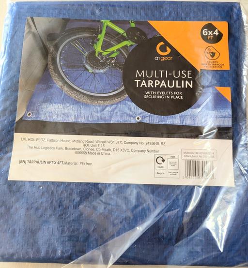 Buy & Sell Blaenau Gwent Georgetown - Blaenau Gwent - Photos for Multi use blue tarpaulin with eyelets for sec